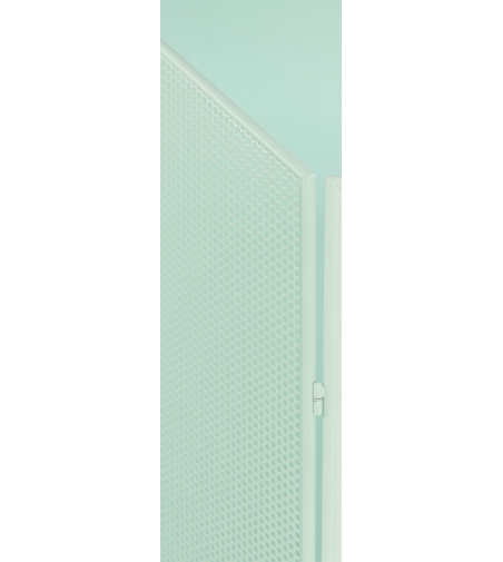 Paravento in metallo con modulo luce in Canapalithos DJV 02 - Giacopini Design