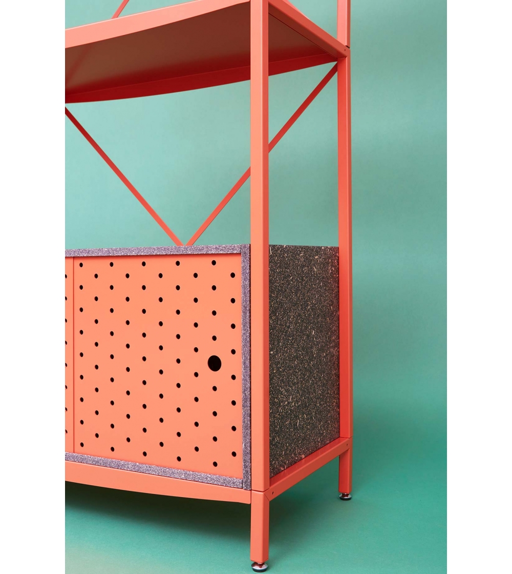 Metal bookcase Jean 02 - Giacopini...