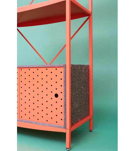 Bibliothèque en métal Jean 02 - Giacopini Design