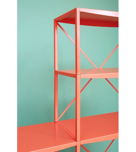 Metal bookcase Jean 03 - Giacopini Design