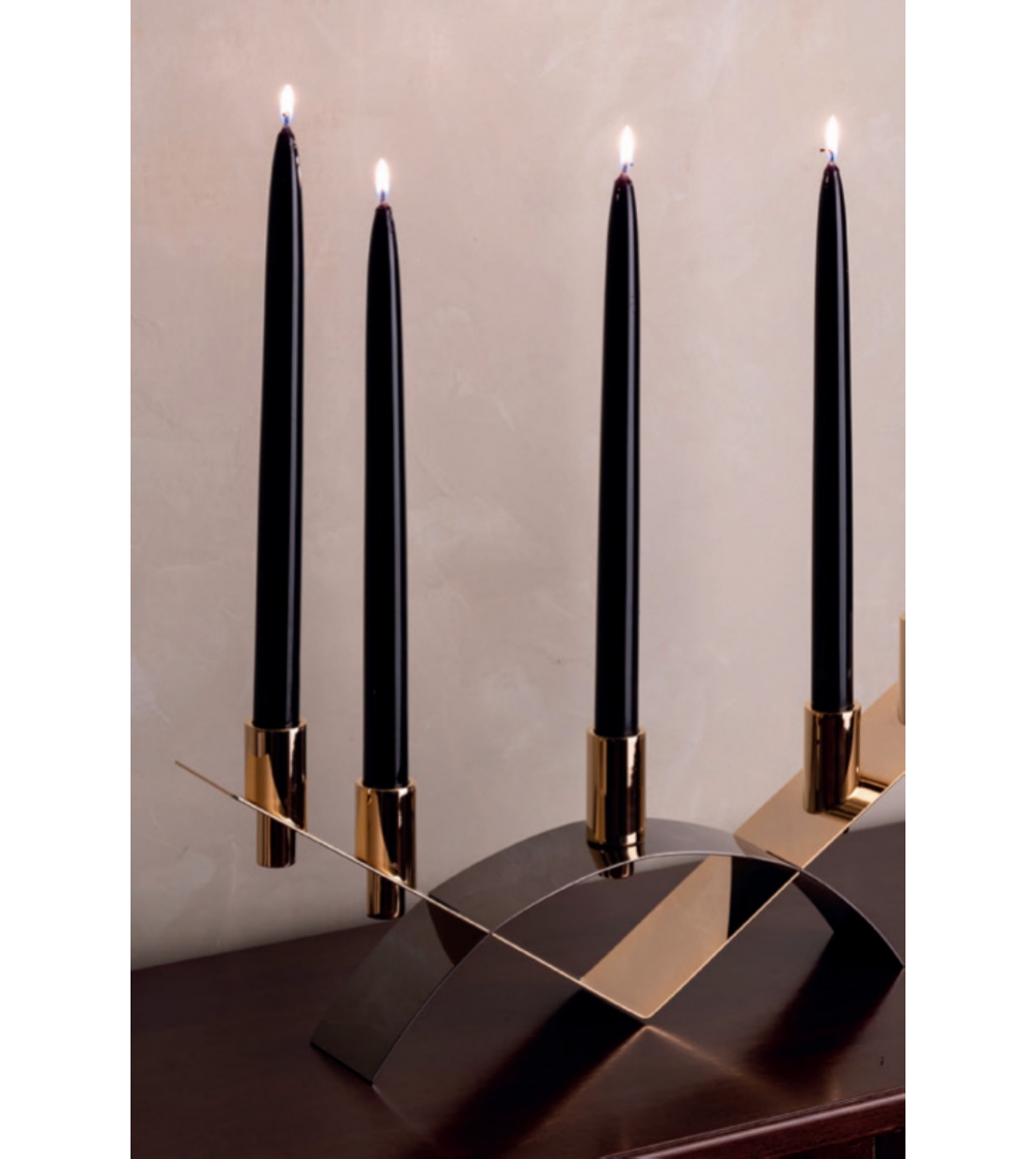 Luxury Candlestick Black gold PC.030.NG Elleffe Design