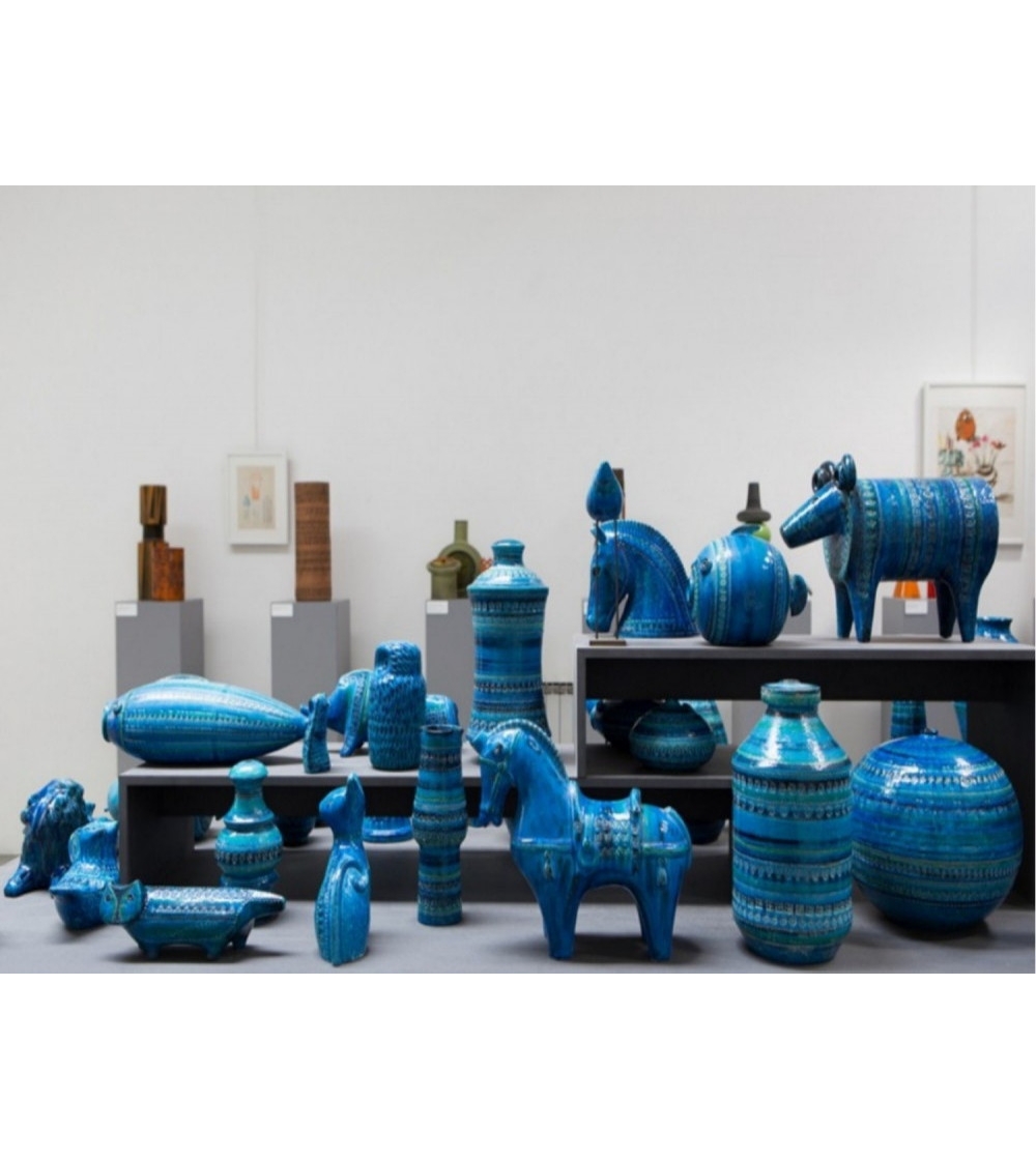 Vase Avec Poignées Rimini Blu Aldo...