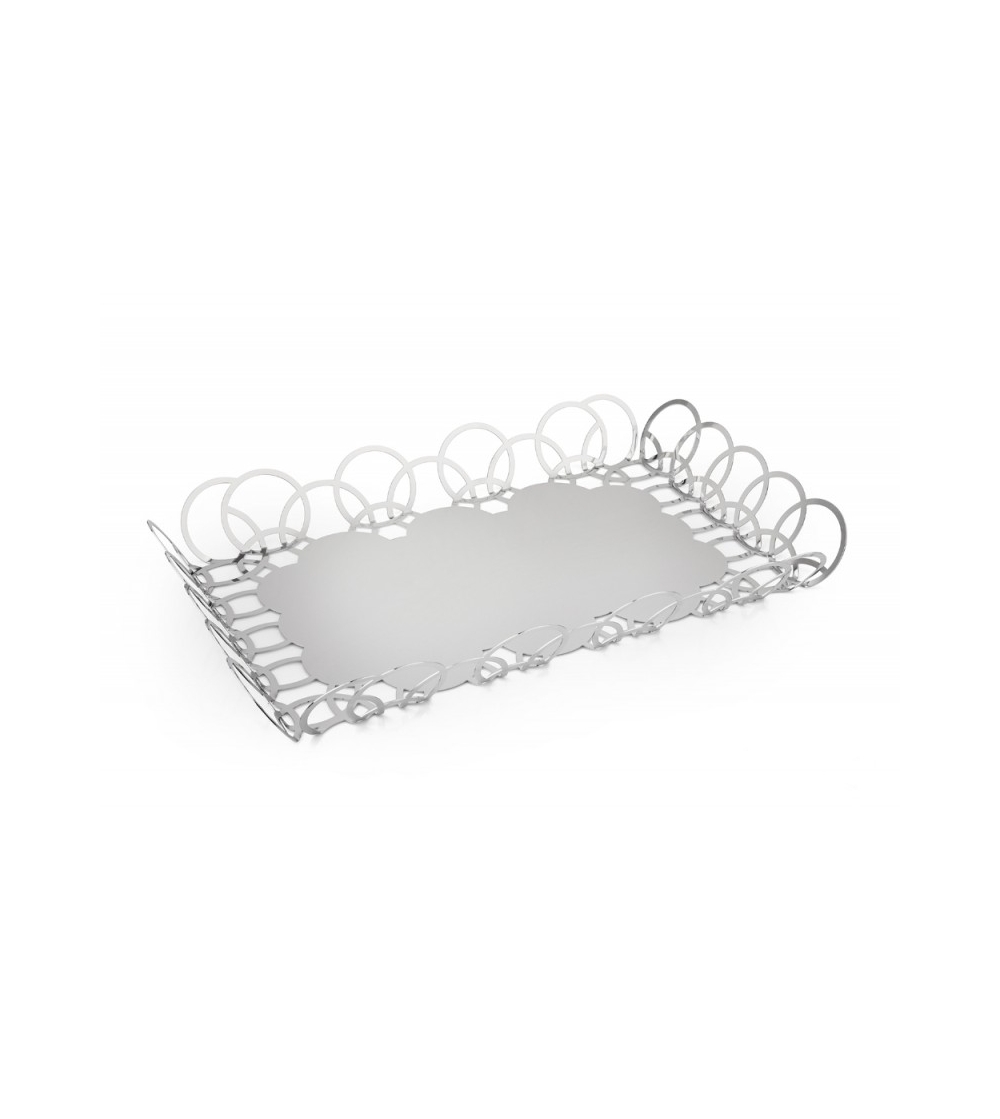 Tray in stainless steel 18/10 0.BU450 Elleffe Design