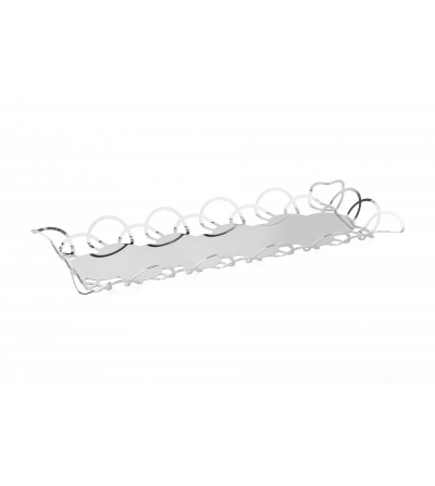 Tray in stainless steel 18/10 0.BU390 Elleffe Design