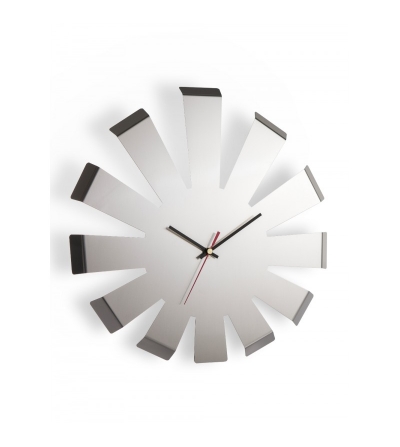 Orologio da parete in acciao inox 0.OP007 di Elleffe Design