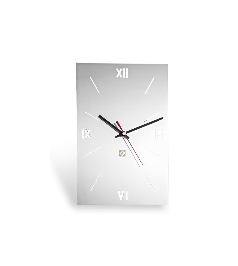 Horloge murale en acier inoxydable 0.OP003 di Elleffe Design
