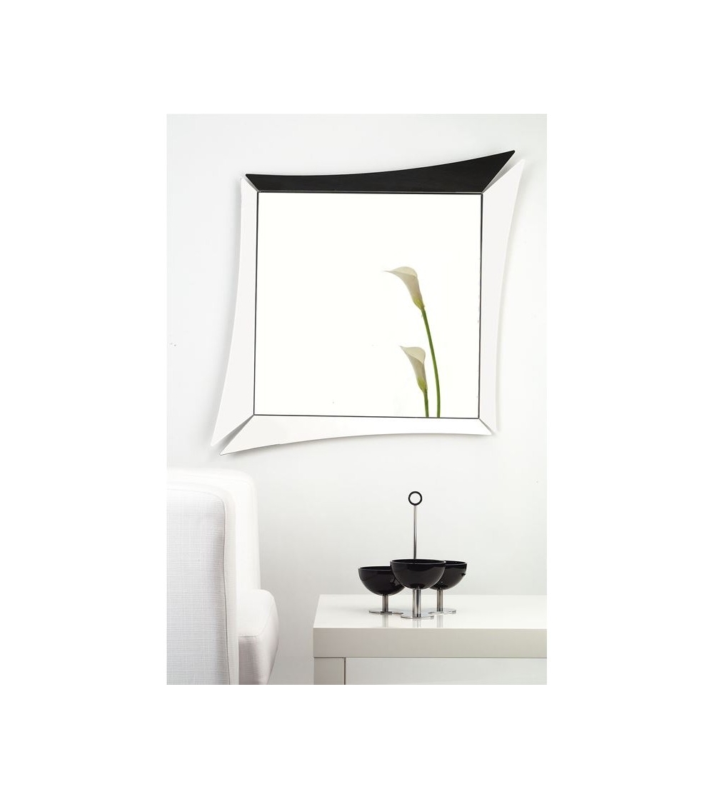 Miroir Vela Avec Cadre En Acier Inoxydable O.V302 - Elleffe Design