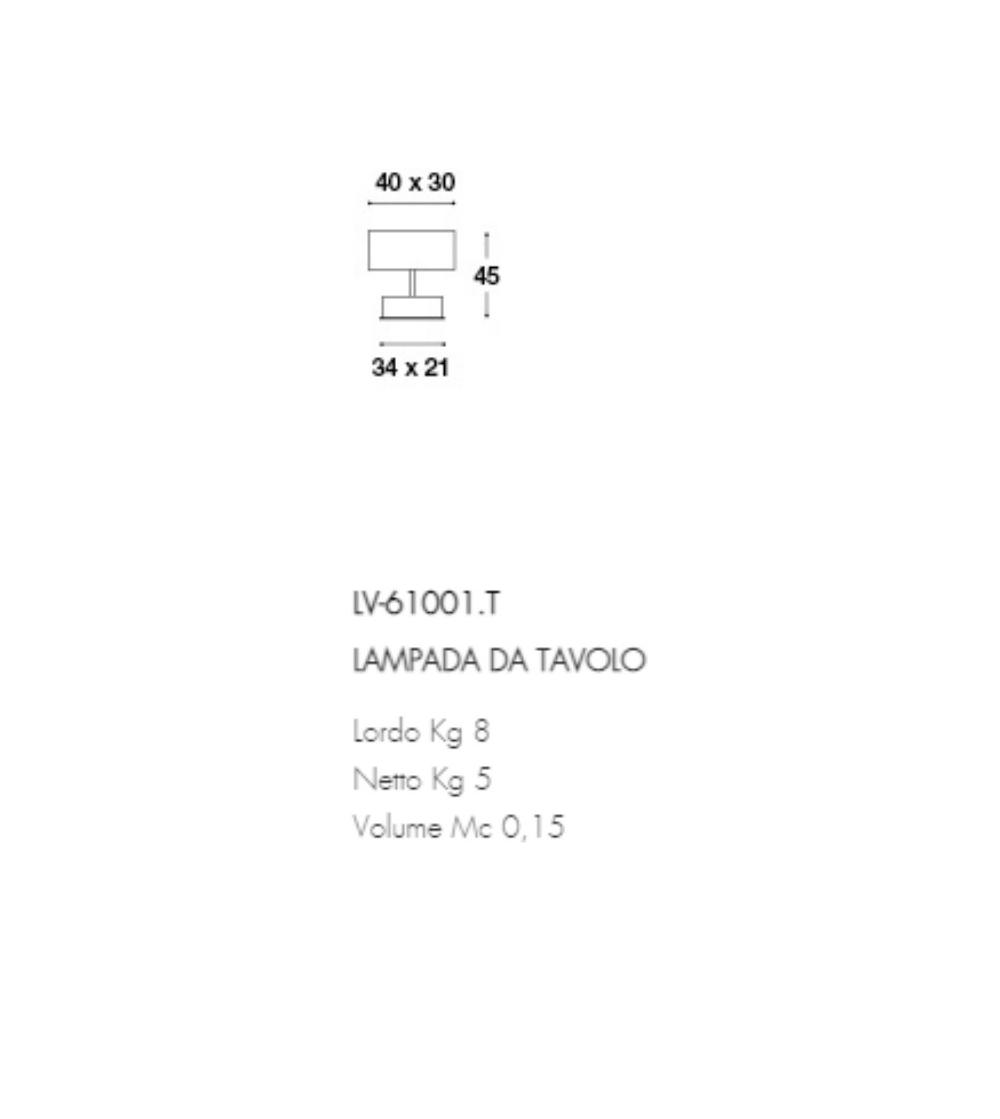 Lampe De Table Mason - Luigi Volpi
