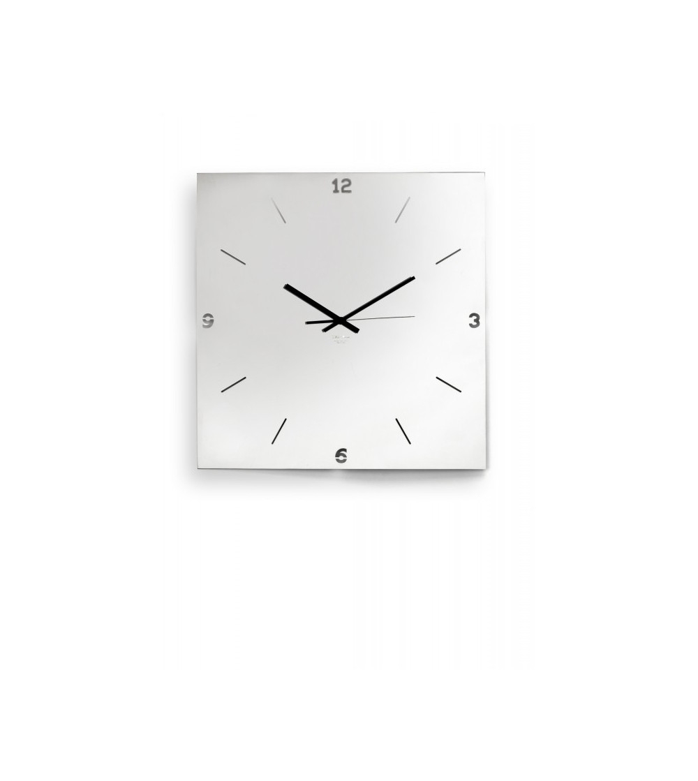 Wall clock in stainless steel 0.OP009 Elleffe Design