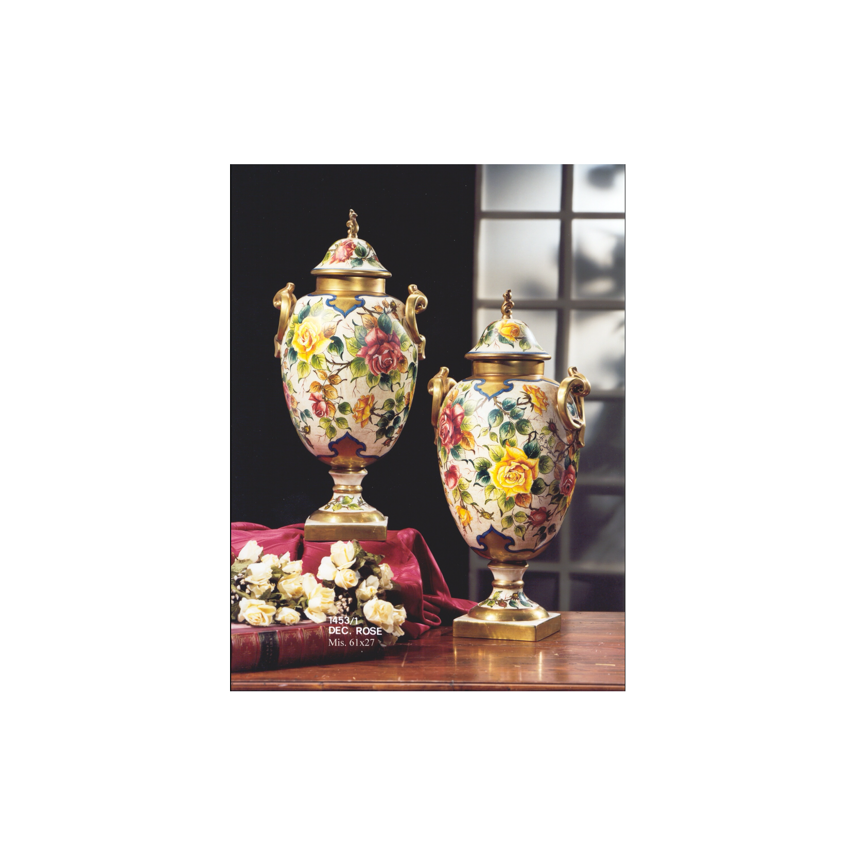 Batignani Ceramiche - Potiche Keramic 1453/1 Dekoration 412