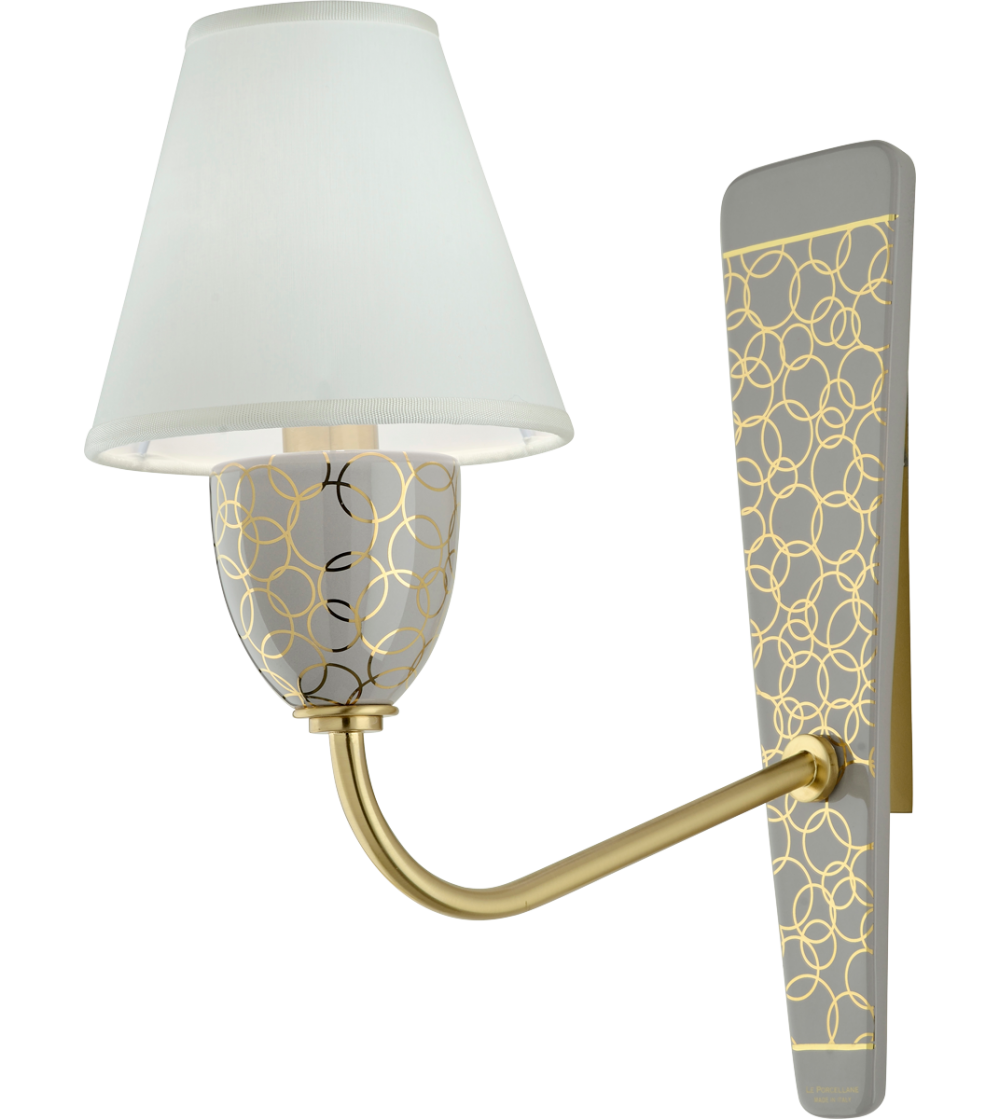 Wall lamp1 light 03320 Bolly - Le Porcellane