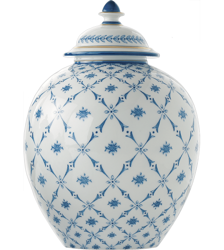Potiche Rombi Fiori 5200 - Le Porcellane