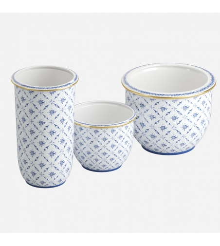 Rombi Fiori Cachepot 5205 - Le Porcellane