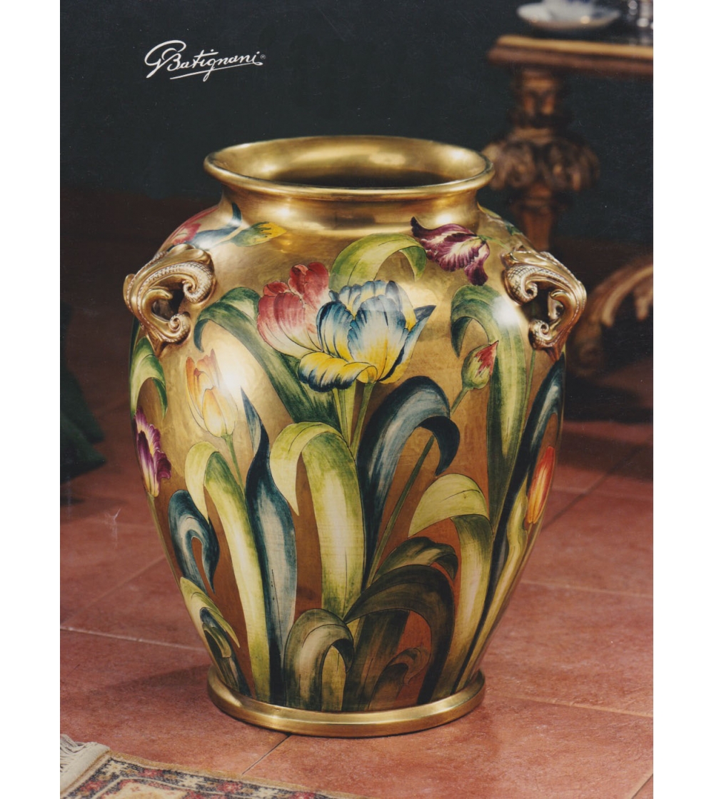 Batignani Ceramiche - Umbrella Stand In Ceramic 2035 Decor 407