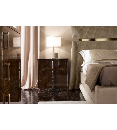 Jenny 3 Drawers Nightstand - Luigi Volpi 2