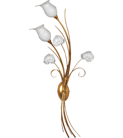 Wall lamp 2 lights 5325/2 DX Orchidea - Le Porcellane