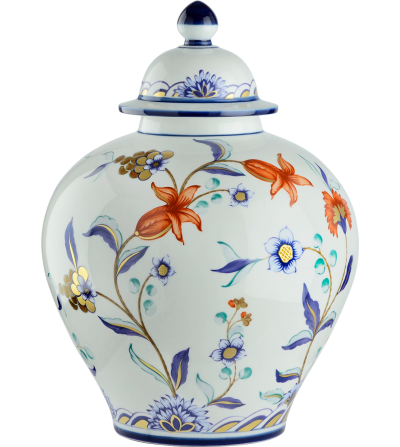 Fleurs Polychrome Potiche 6211 - Le Porcellane