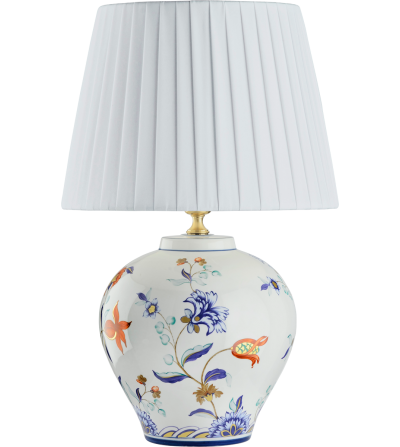 Petite lampe de table 6202 Fleurs polychromes - Le...
