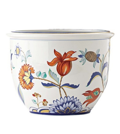 Cachepot Polychrome Blumen 5344 - Le Porcellane