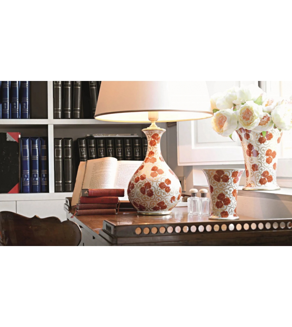 Lampe de table 5477 roses rouges - Le...