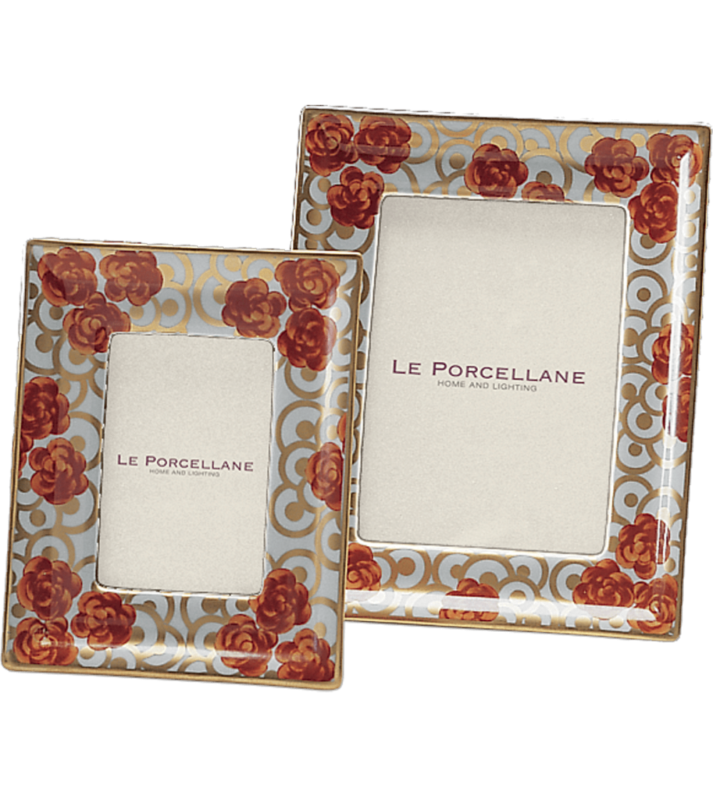 Photo holder 4027/8 Red roses - Le Porcellane