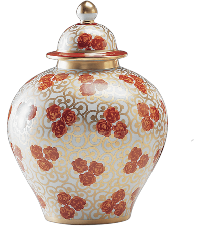 Rose Rosse Potiche 4017 - Le Porcellane