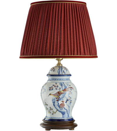 Lámpara de mesa Faisanes 5693 - Le Porcellane