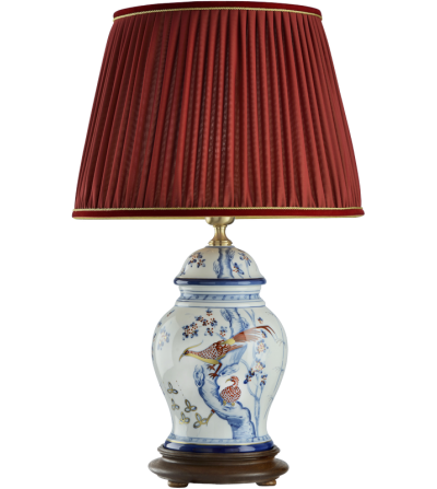 Lámpara de mesa Faisanes 5691 - Le Porcellane