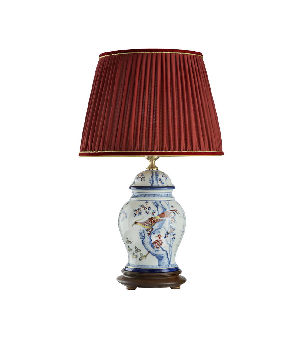 Table lamp Pheasants 5691 - Le Porcellane