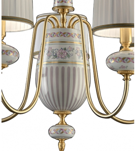 Kronleuchter mit Lichtern Limoges 5718 - Le Porcellane