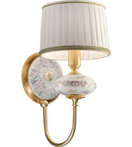 Lámpara de pared 1 light Limoges 5719/1 - Le Porcellane