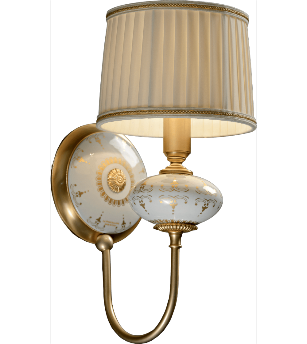 Lámpara de pared 1 light 5716/1 Fascia Impero - Le Porcellane