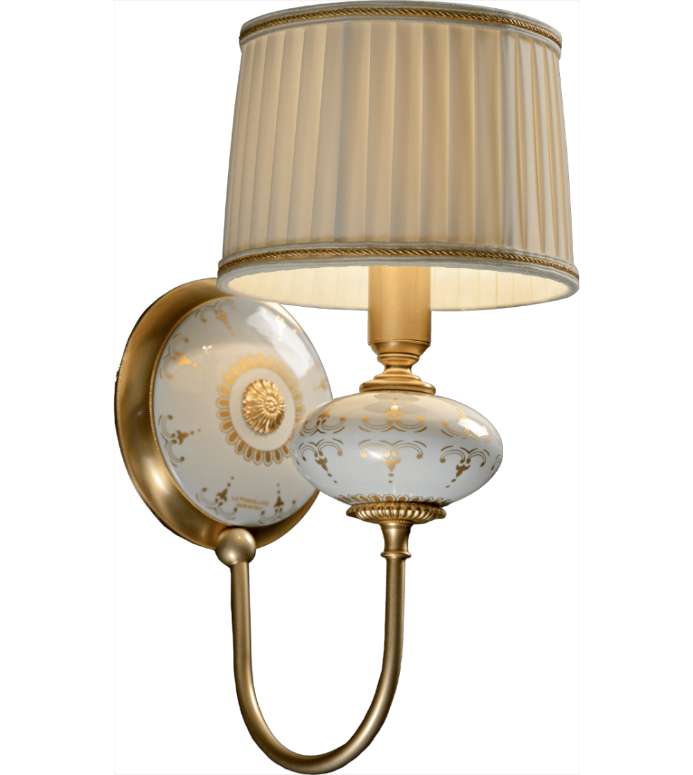 Wall lamp1 light 5716/1 Fascia Impero - Le Porcellane