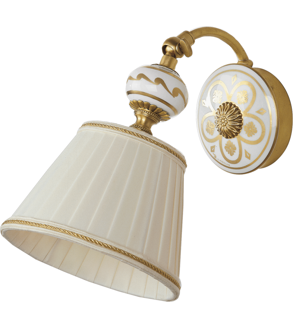 Wandlampen 1 Licht 5158/1 Fascia Impero - Le Porcellane
