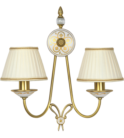 Lámpara de pared 2 light 5157/2 Fascia Impero - Le...