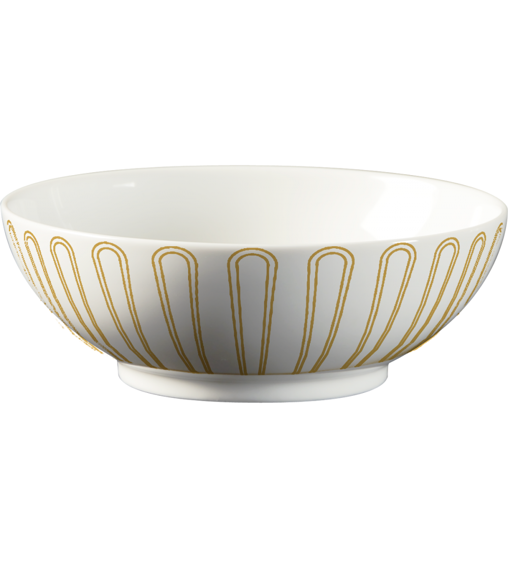 5885 Bowl Baroqeat Oro - Le Porcellane