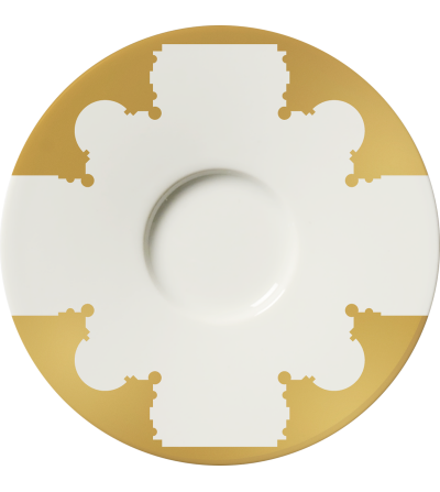 Set caffè 5866 Baroqeat Oro - Le Porcellane 2