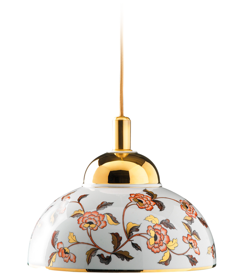 Suspension lamp 6100 Chinese Flowers - Le Porcellane