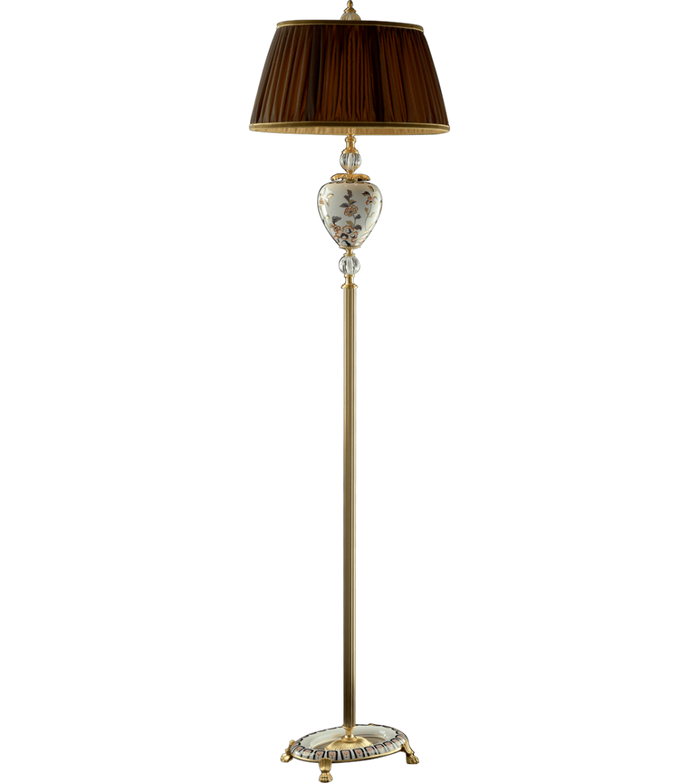 Floor Lamp 5783 Chinese Flowers - Le Porcellane