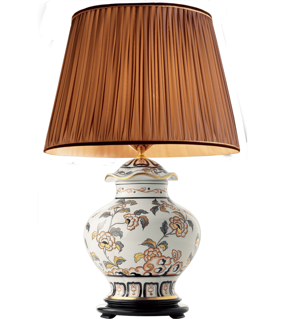 Chinese Flowers 2445 table lamp - Le Porcellane