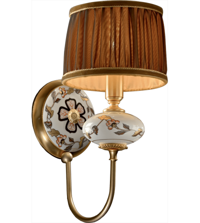1 lámpara mural de luz 5701/1 Fleurs chinoises - Le...