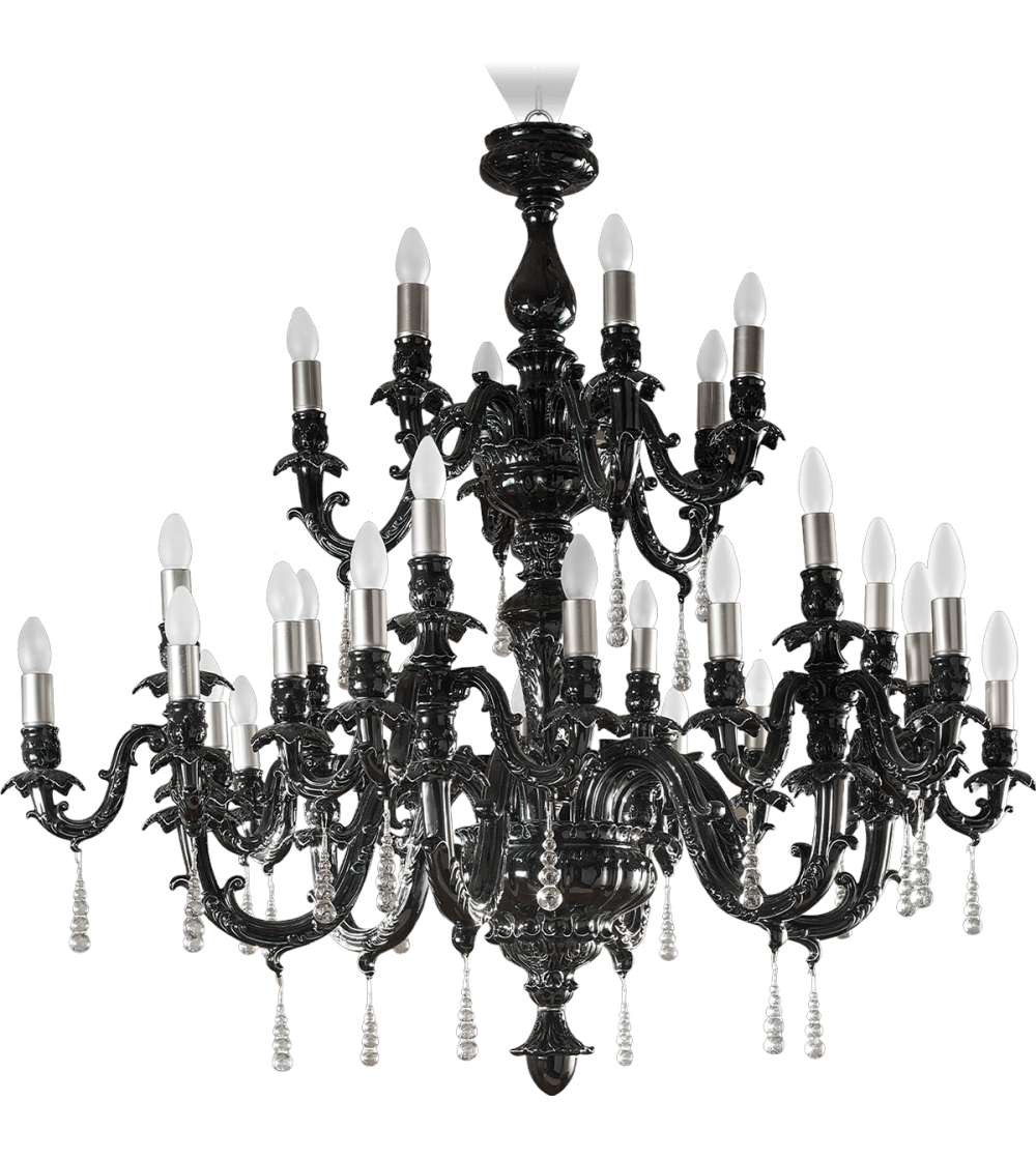 Chandelier 30 Lights Capodimonte 2097/30 - Le Porcellane