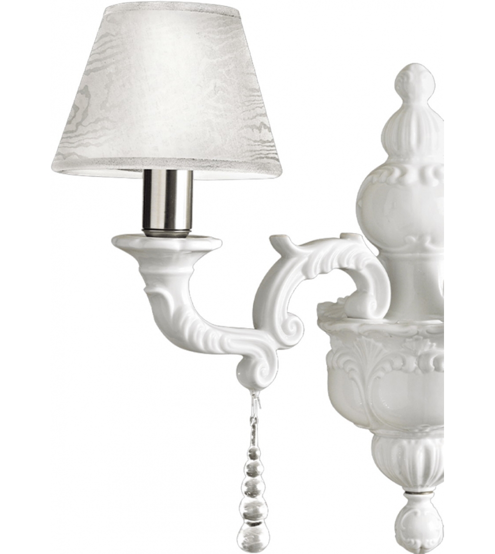 Lámpara con pantalla de lámpara 2014 Capodimonte - Le Porcellane