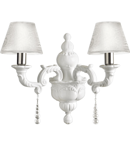 Wandlampen 2 Licht 2014/2 Capodimonte - Le Porcellane