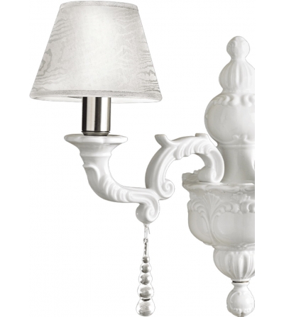 1 Lights Wall Lamp 2014/1 Capodimonte - Le Porcellane 2