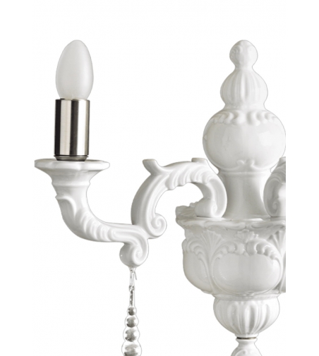 3 Lights Wall Lamp 2013/3 Capodimonte - Le Porcellane