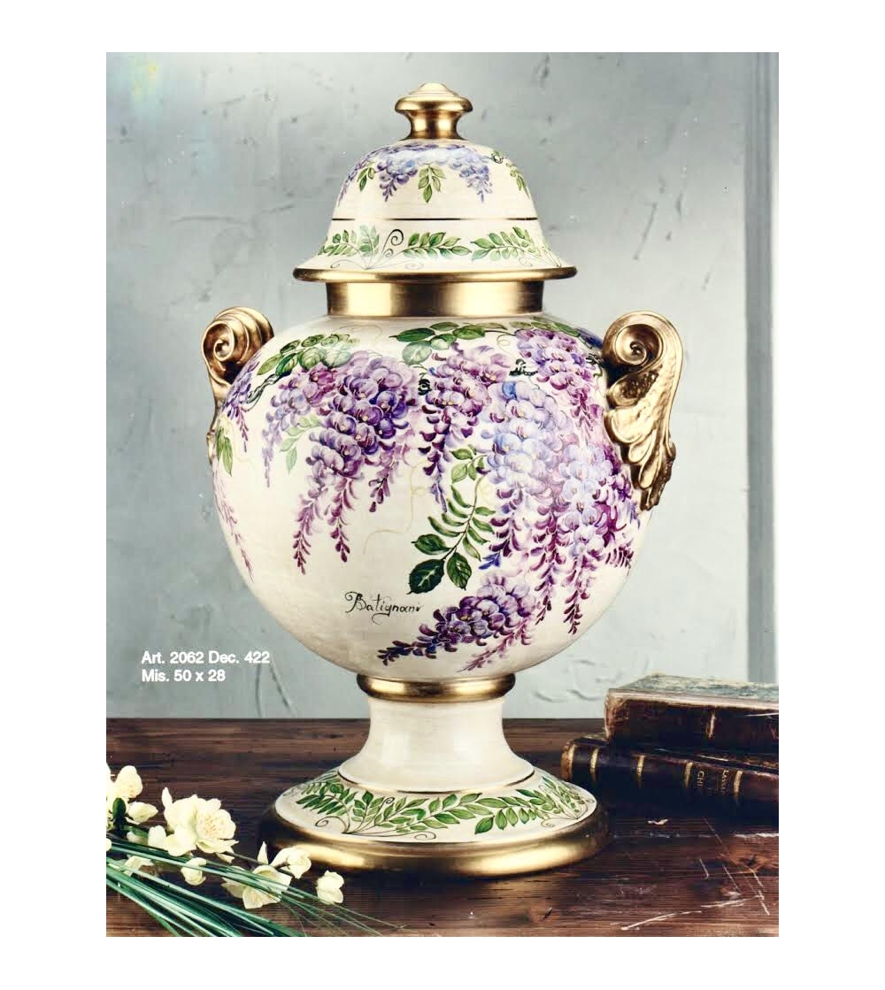 Potiche Art. 2062  Decoración 422 - Batignani Ceramiche