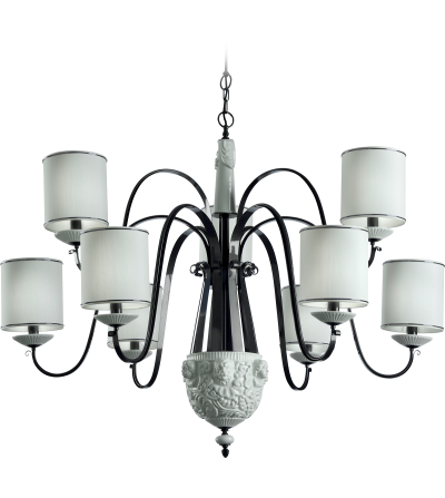 Lampadario 9 Luci 5830/9 Principe - Le Porcellane