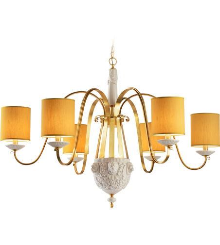 Chandelier 6 lights 5830/6 Principe - Le Porcellane