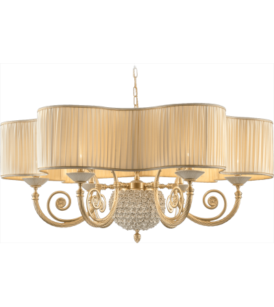 Kronleuchter mit 6 Lichtern 5755/6 Ortensia - Le Porcellane